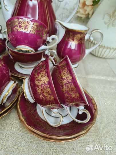 Кофейный сервиз фарфор Reichenbach