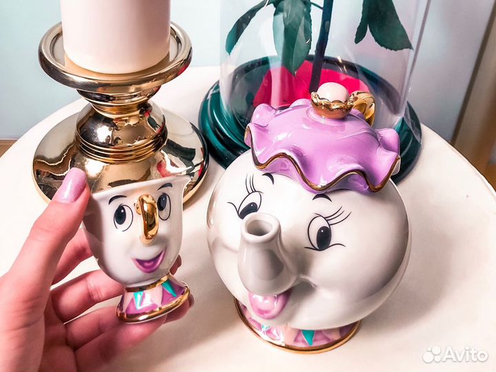 Сервиз Красавица и Чудовище Миссис Поттс и Чип