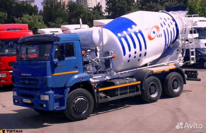 Доставка бетона миксером