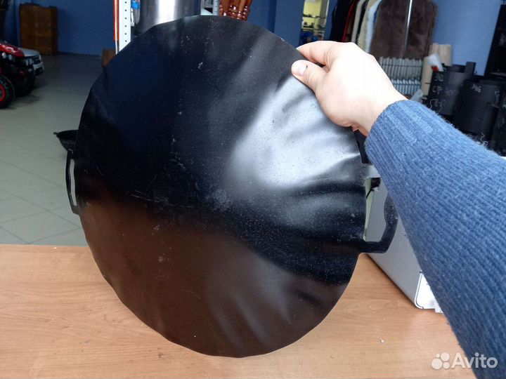 Садж из вороненой стали 45см