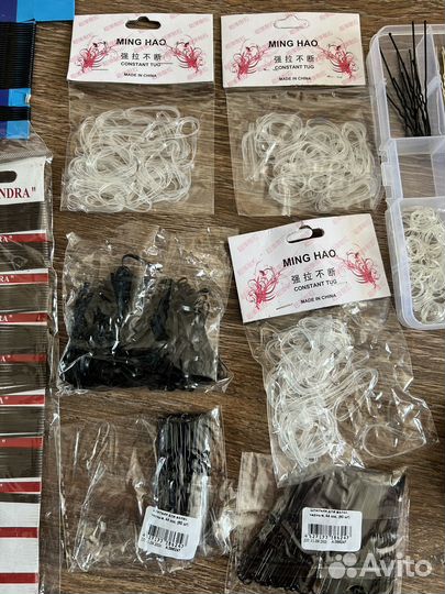 Шпильки, невидимки, валики, резинки (расходники)