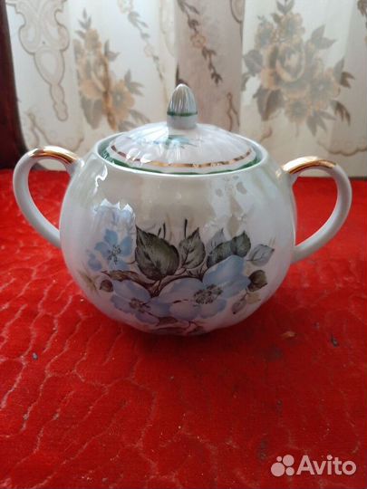 Фарфоровые сахарницы и чайники СССР