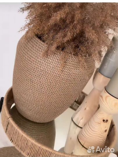 Корзины, кашпо, сумки из джута своими руками