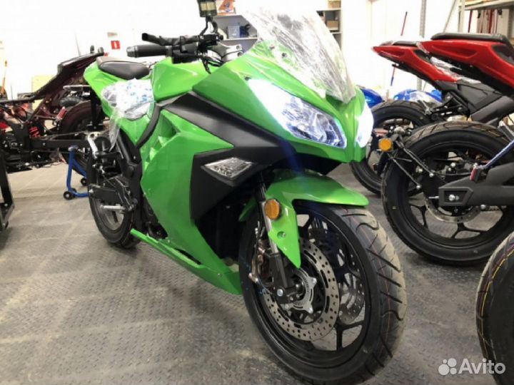 Электромотоцикл ECO Kawasaki Ninja MK витрина