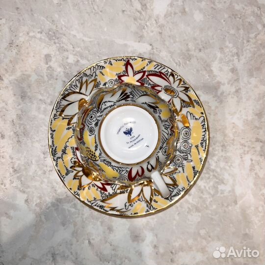 Чайная пара лфз, серия: золотая ромашка