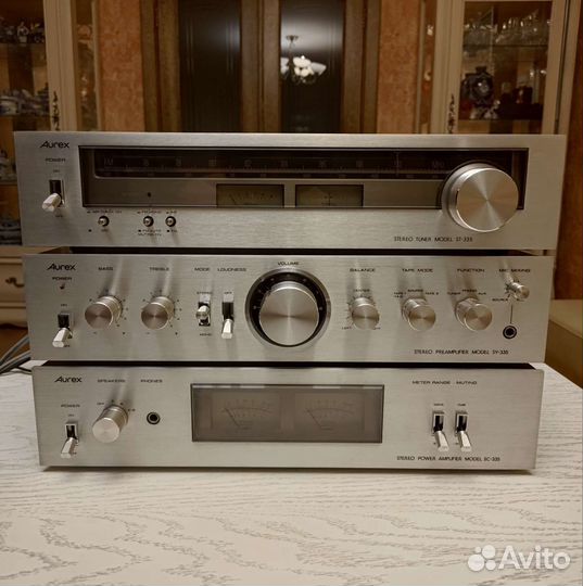 Усилитель, предусилитель, fm тюнер