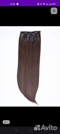 Волосы на заколках