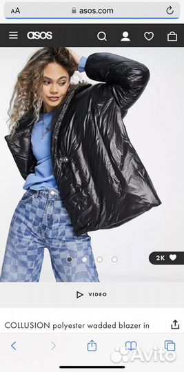 Куртка ASOS женская oversize