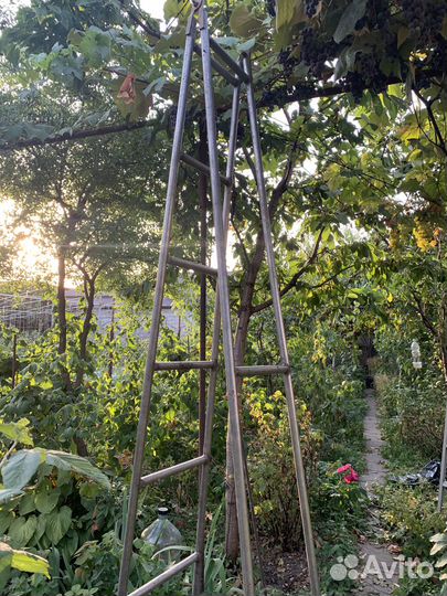 Лестница из нержавейки