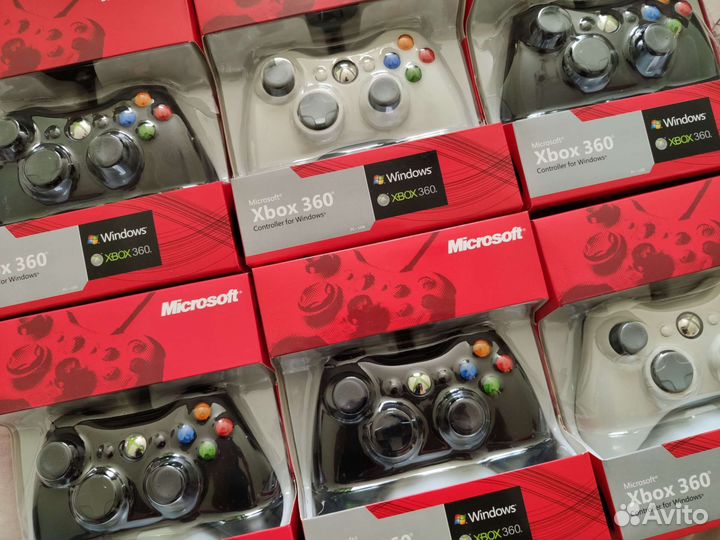 Геймпады для Xbox360 проводные/беспроводные