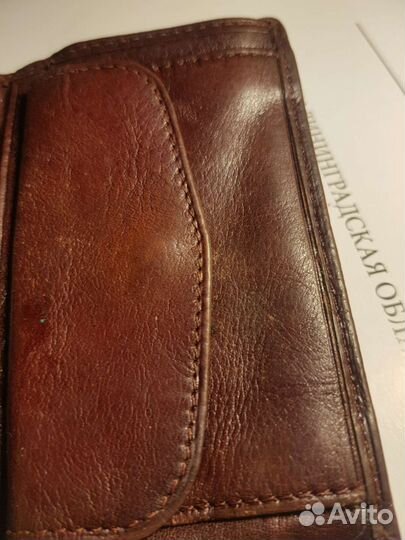 Кошелек натуральная кожа