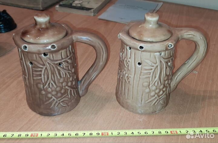 Две кружки Напейся- не облейся, керамика