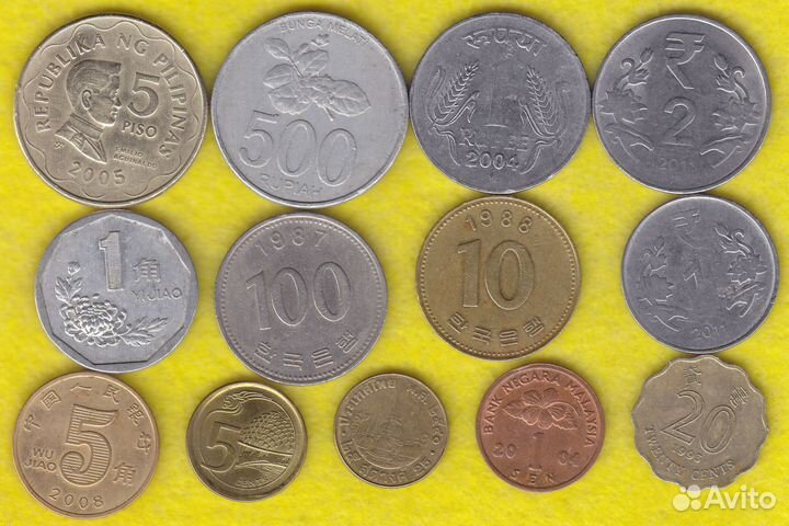 Иностранные монеты (лот №065)