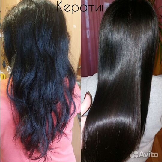 Кератиновое выпрямление волос. Прикорневой объем