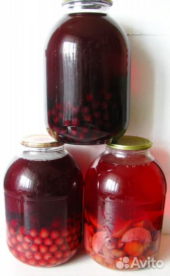 Сок яблочный, компоты