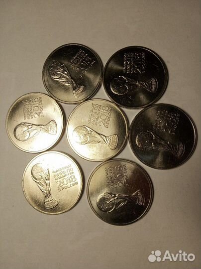 Монеты 25р чм