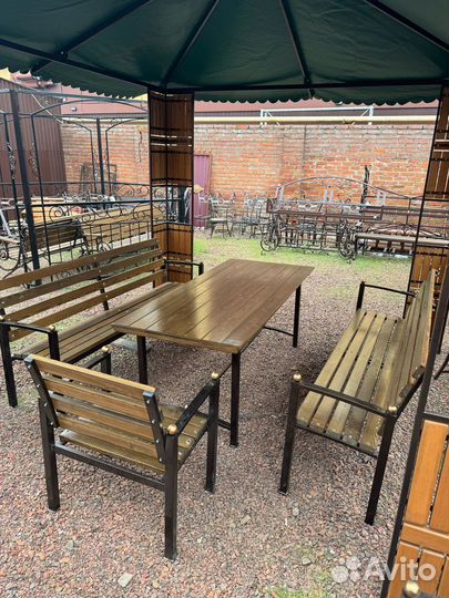 Скамейка, садовая мебель 2 метра