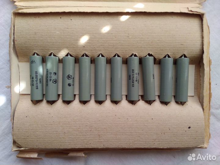 10шт Резистор С5-53 1Вт 200ом 0,05%