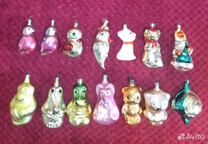 Елочные игрушки СССР