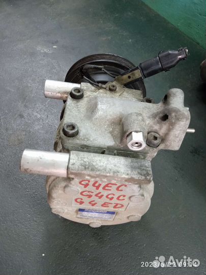 Компрессор кондиционера Hyundai Elantra 1.6