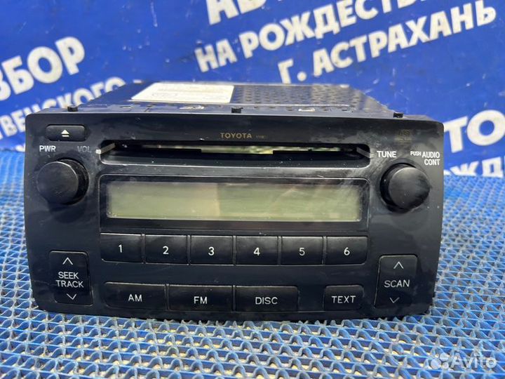 Штатная магнитола Toyota Corolla Ce 130 седан 1ZZ