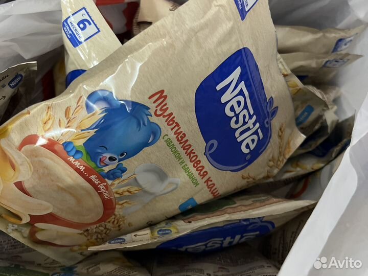 Молочные каши нестле