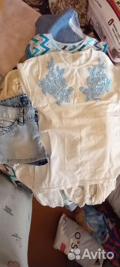 Вещи пакетом для девочки 134 140
