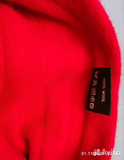 Берет женский шерсть 100