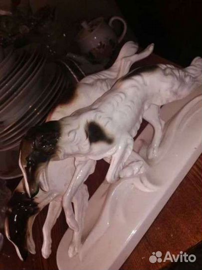 Борзые, фарфор, ГДР