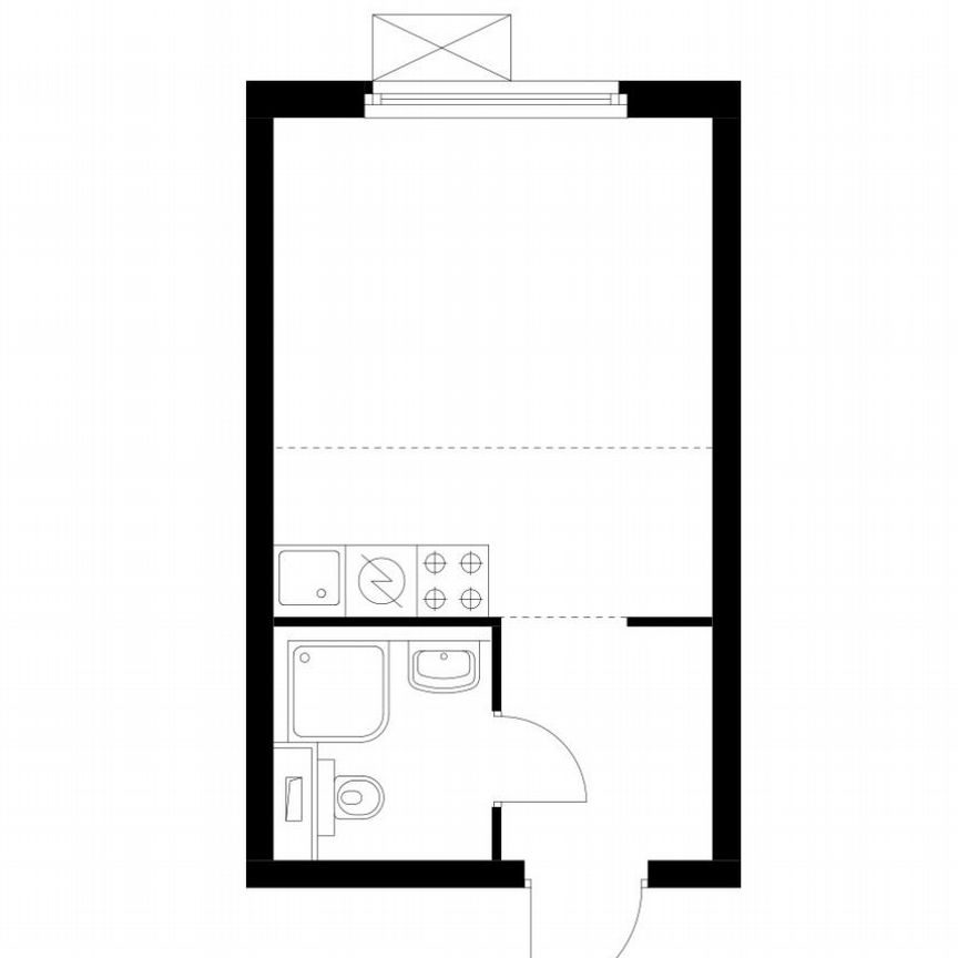 Квартира-студия, 22,5 м², 16/30 эт.