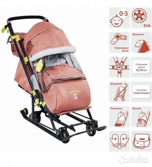 Коляска сани