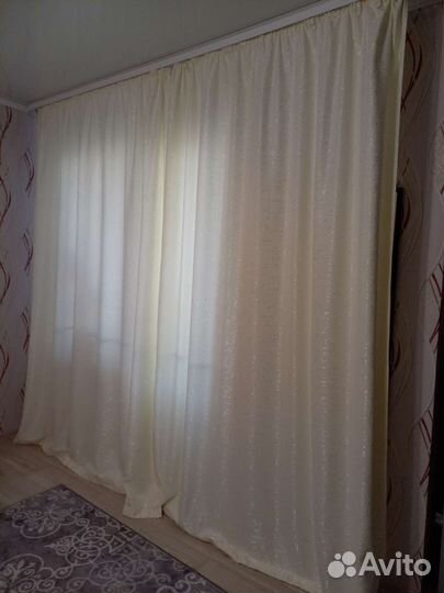 Шторы 2,63м. На 4м