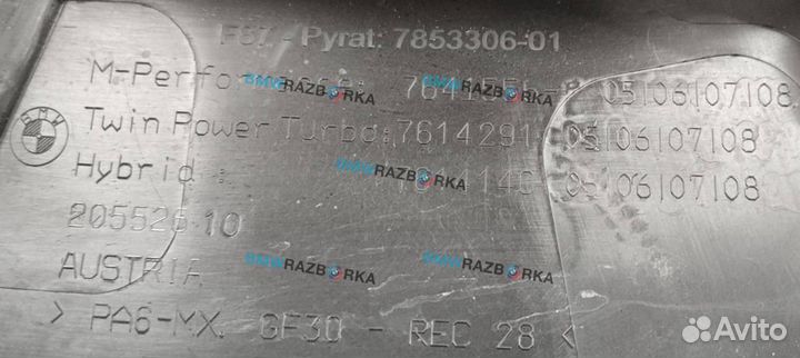 Декоративная крышка двигателя BMW 4 F32/F33/F36