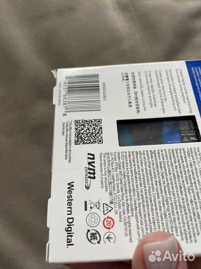 Жесткий диск SSD WD Blue SN570 500 GB nvme M2