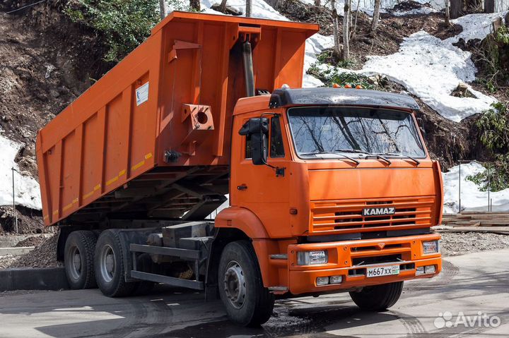 Услуги самосвала 20 кубов