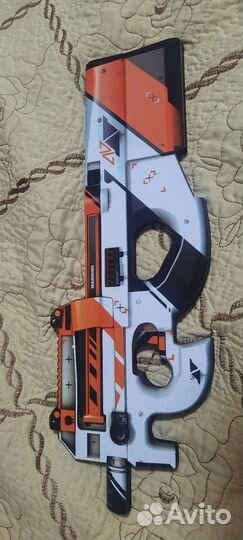 Nerf. Пулемент деревянный не стреляет