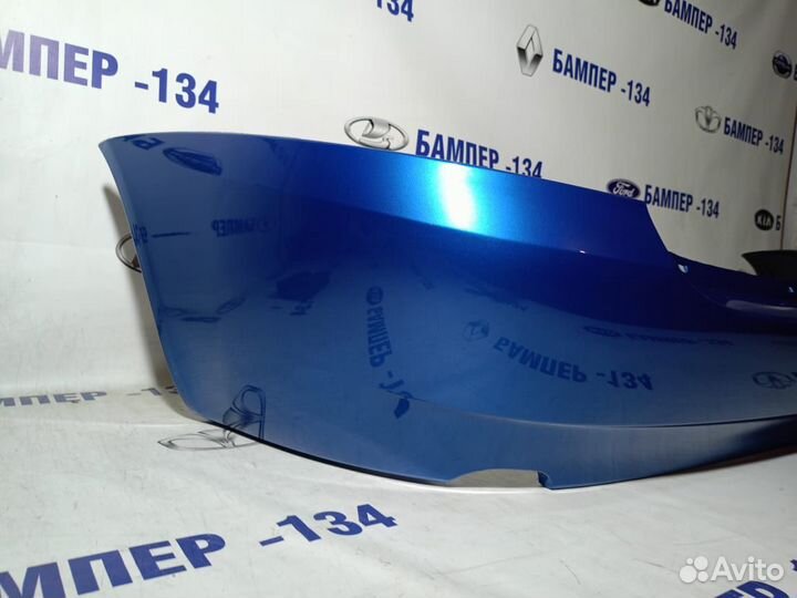 Бампер задний LADA kalina 1 седан синий