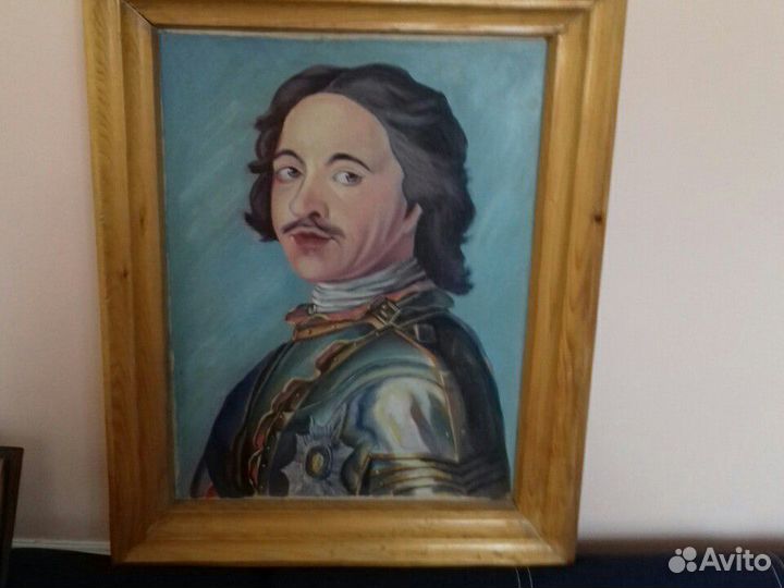 Картина Пётр Первый 17века