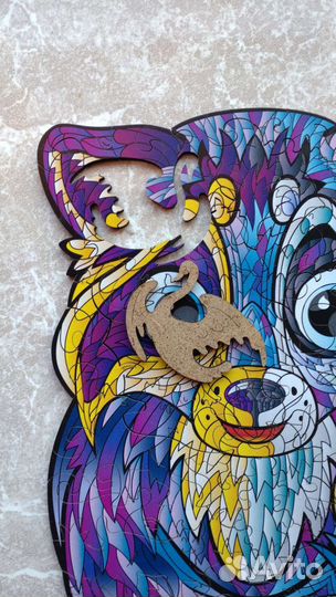 Деревянный пазл Rugo Енот