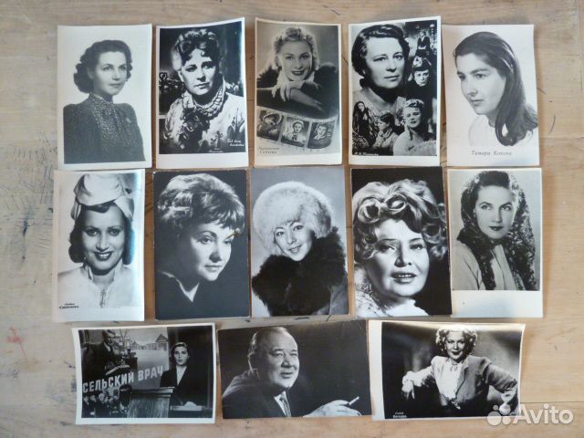 Актеры разных лет(ч\б и цветные фото)