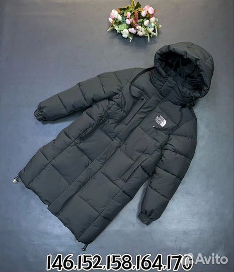Куртка зимняя длинная для мальчика 146 до 170
