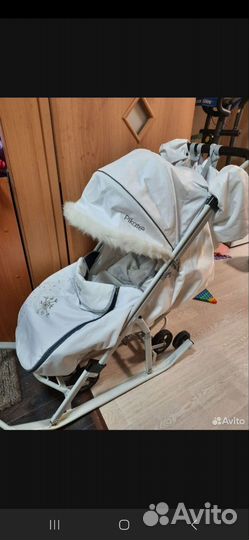 Коляска санки