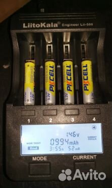 Аккумуляторная батарея 1000mah 1,2 v nimh aаа