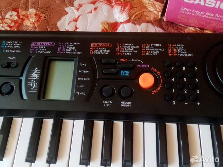 Синтезатор casio sa 78