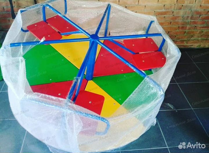 Детская горка, карусель, балансир G3368