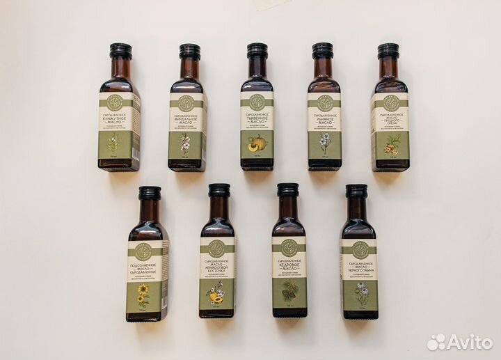 Льняное масло сыродавленное