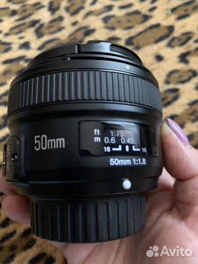 Объектив yongnuo 50mm F 1.8N