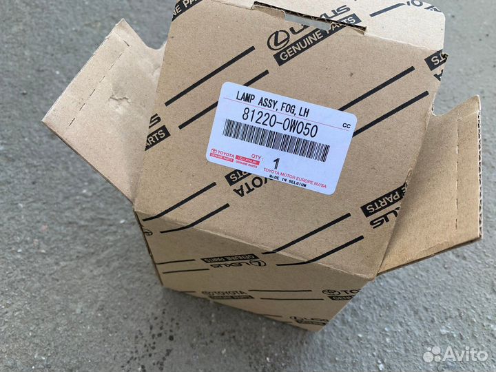 Птф, фара противотуманная левая Lexus GX