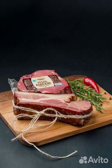 Ребра конские копчено-вареные (Халяль)