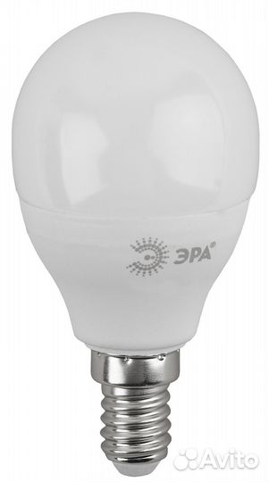 Лампочка светодиодная эра STD LED P45-7W-827-E14 E